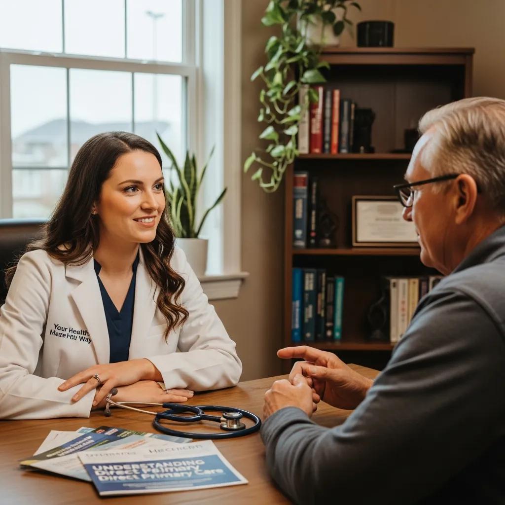 Healthcare professional consulting with a patient about affordable weight loss treatments